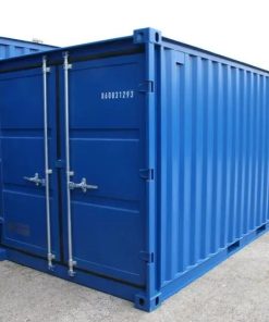 15ft Shipping Container – Secure Steel Storage Container – Wind & Watertight (WWT) – Blue