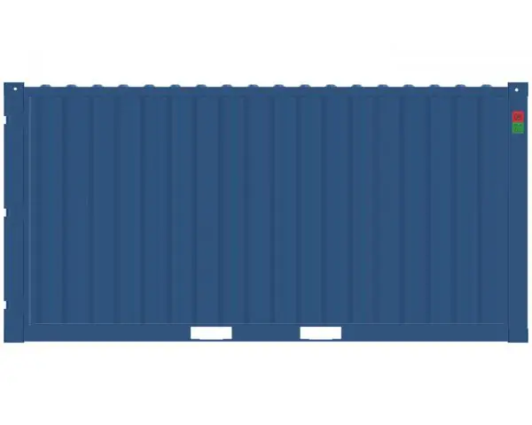 15ft Shipping Container – Secure Steel Storage Container – Wind & Watertight (WWT) – Blue - Image 4