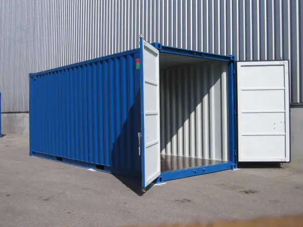 20ft Shipping Container – Secure Steel Storage Container – Wind & Watertight (WWT) – Blue - Image 2