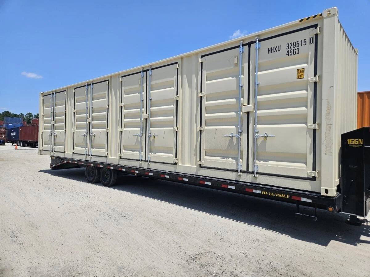 40ft High Cube Multi-Door Shipping Container – One Trip Easy Access Storage Container