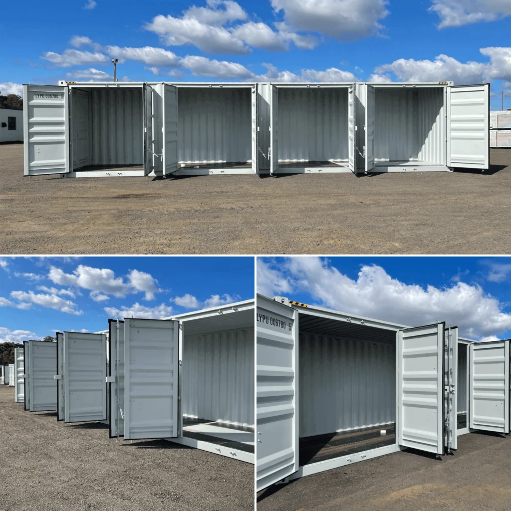 40ft High Cube 4-Door Open Side Shipping Container – One Trip Easy Access Container - Image 2