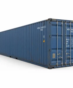 45ft High Cube Used Shipping Container – Cargo Worthy Blue Extra Long Storage Container