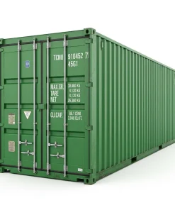 45ft High Cube Shipping Container – One Trip Extra Long Storage Container Green