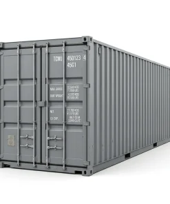 45ft High Cube Shipping Container – One Trip Extra Long Storage Container Grey
