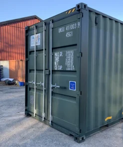 10ft High Cube Storage Container with Lock Box – New One Trip Container Australia