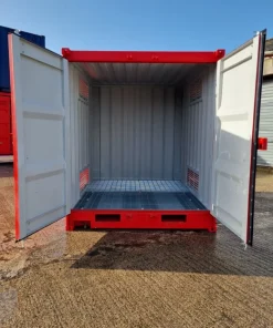 9ft Dangerous Goods Storage Container – Bunded DG Chemical Store with Galvanised Grated Floor