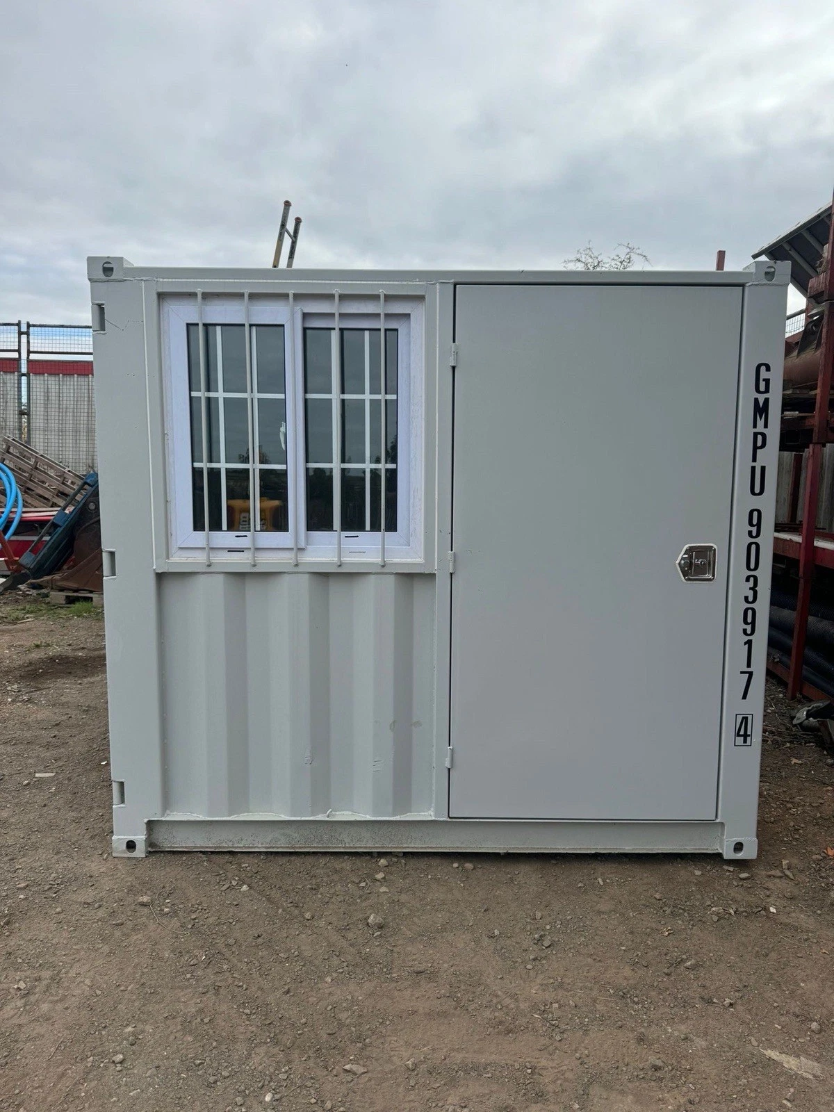 7ft Site Storage Container with Personnel Door & Security Window – New Compact Storage Unit - Image 2