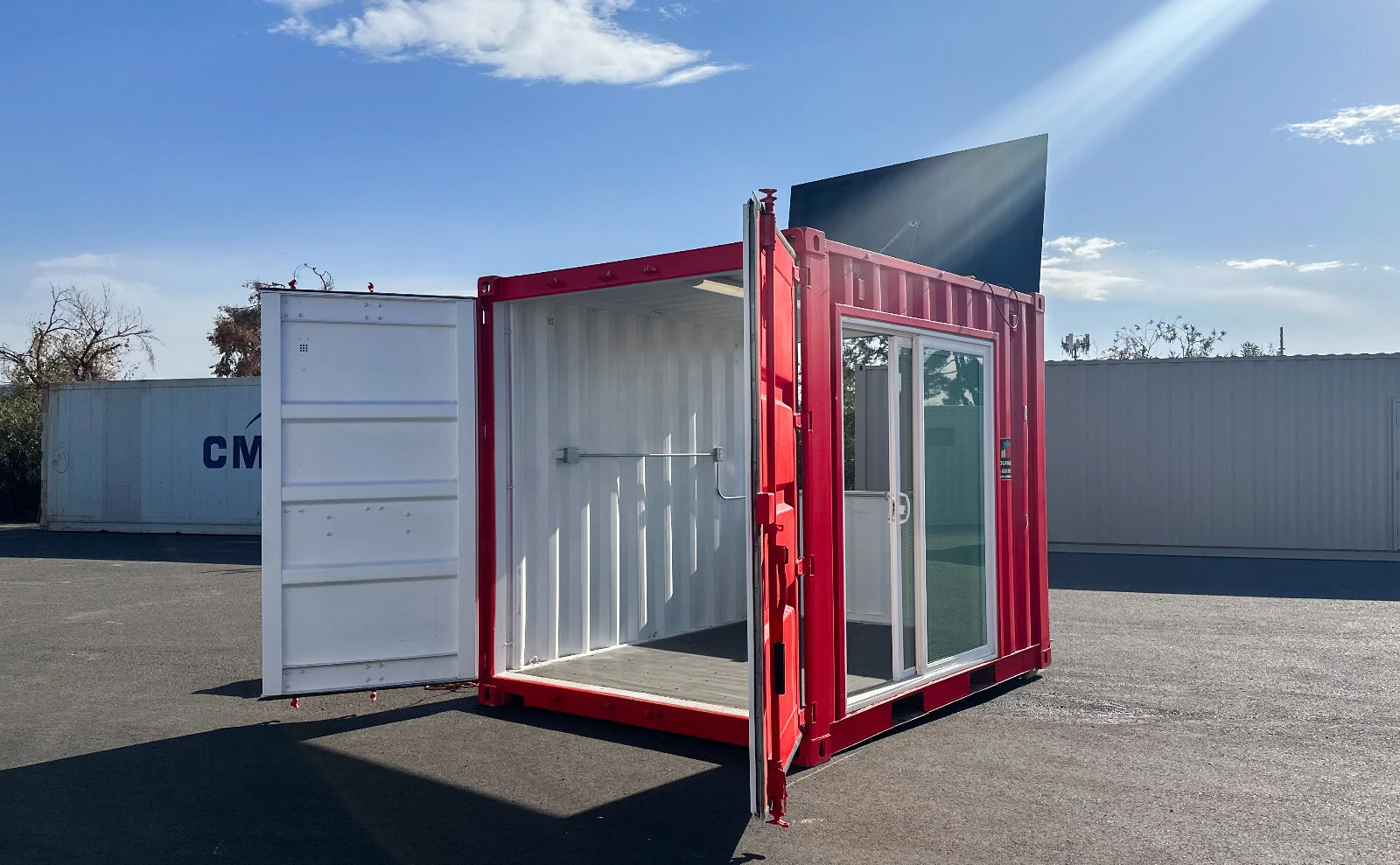 10ft Pop-Up Container Kiosk with Sliding Glass Door – Portable Retail & Food Service Container Australia - Image 5
