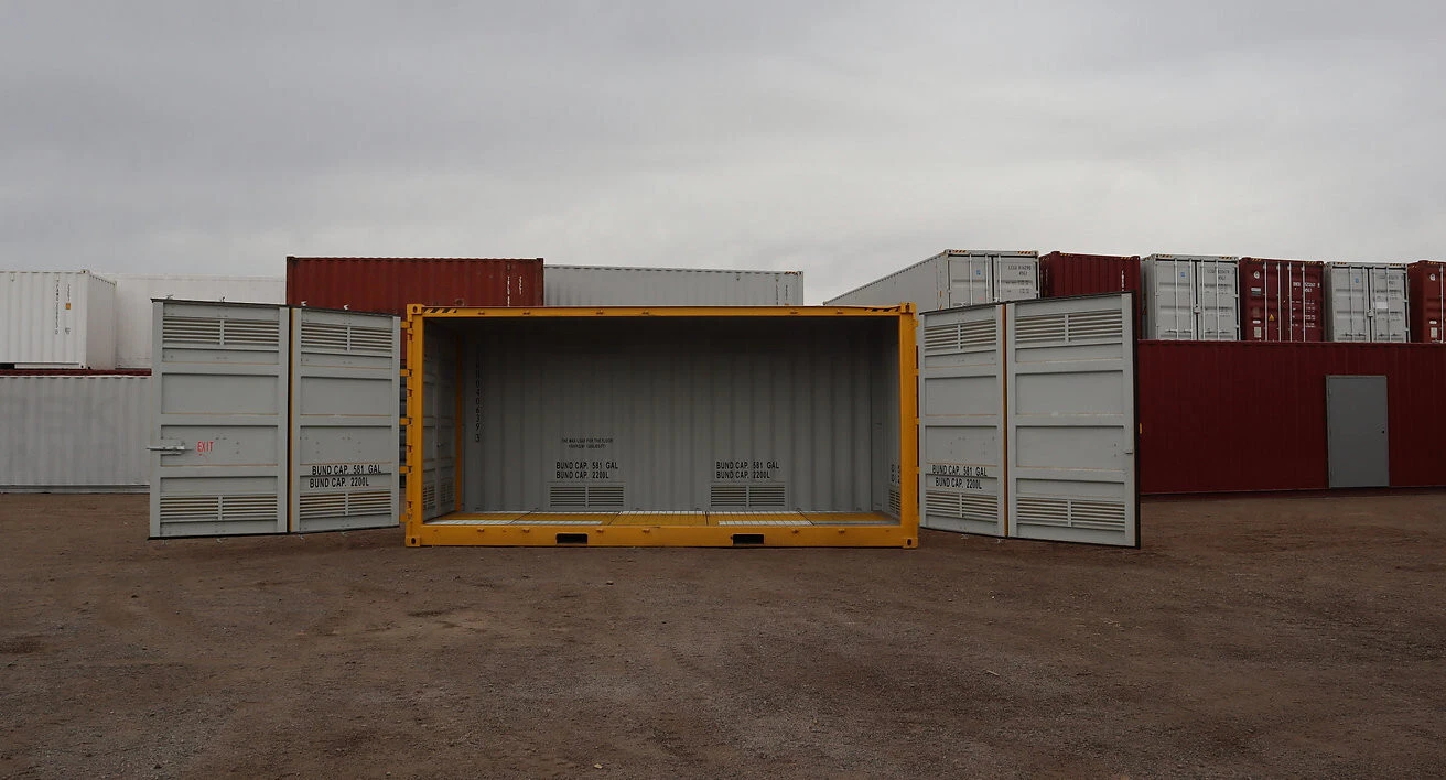 20ft Dangerous Goods Storage Container – DG Bunded Chemical Storage Container for Sale Australia - Image 4