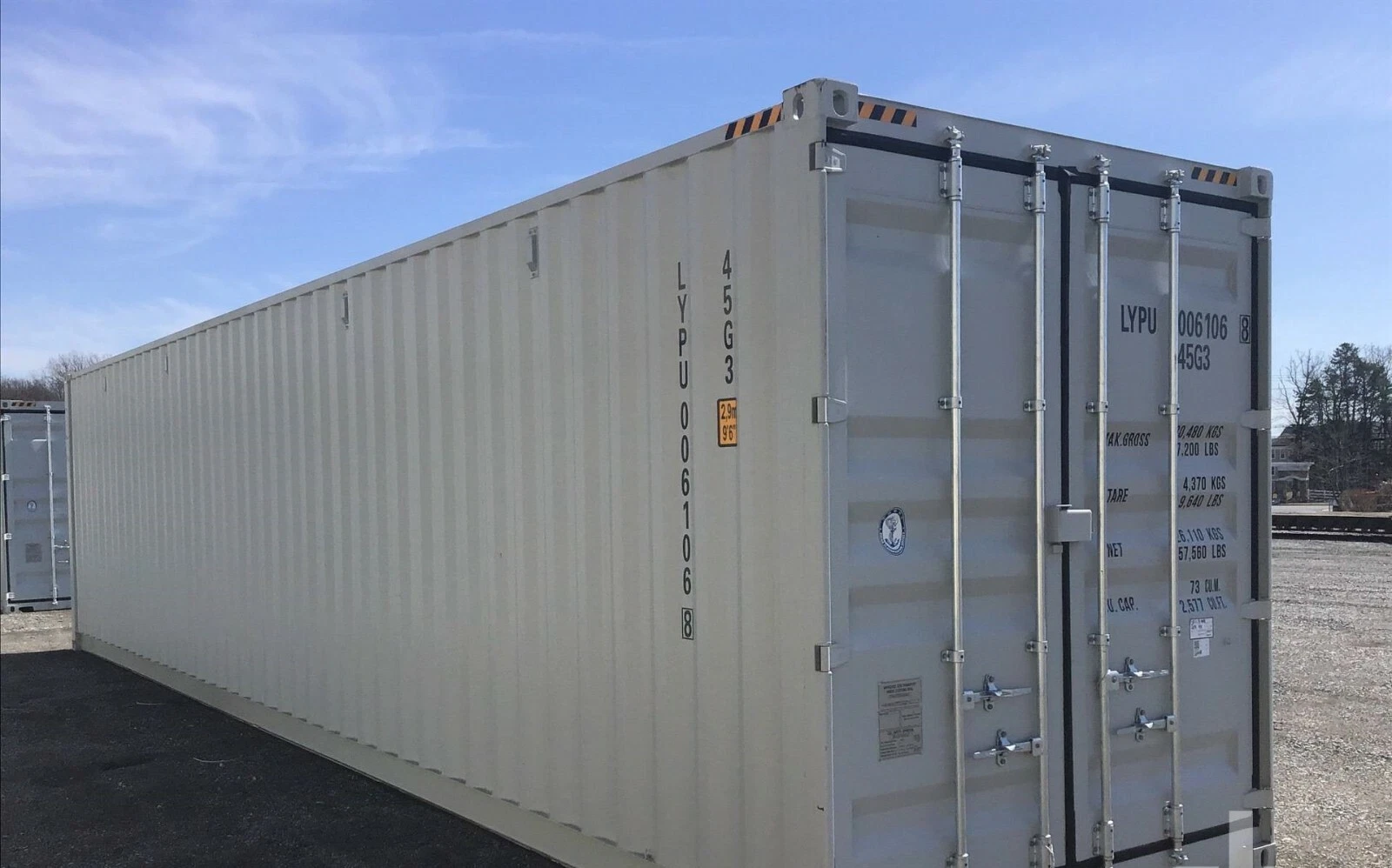 40ft High Cube One Trip Shipping Container with Dual Side Access Doors - Image 3