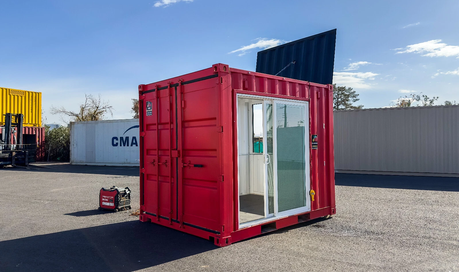 10ft Pop-Up Container Kiosk with Sliding Glass Door – Portable Retail & Food Service Container Australia - Image 4