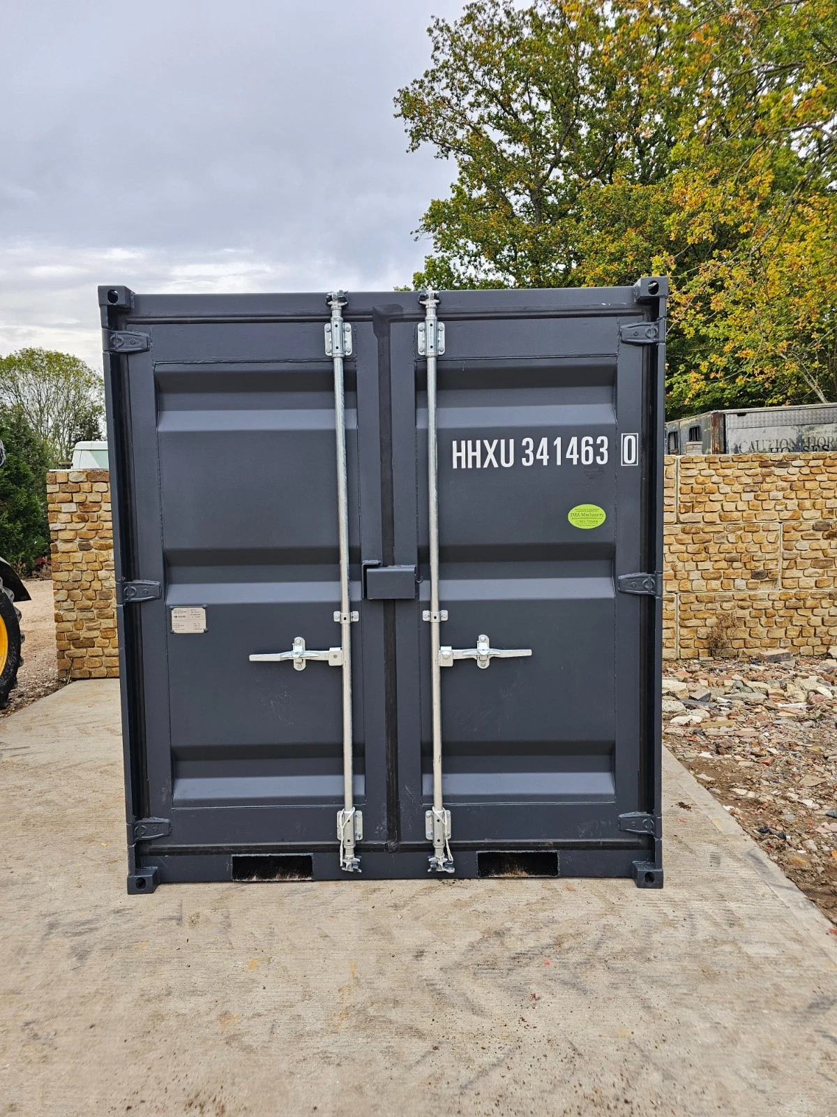 8ft Shipping Container Site Office & Secure Lock-Up Box – Portable Workshop Shed with Personnel Door and Window - Image 6