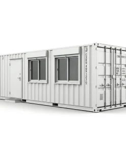40ft Portable Office Container – Converted Site Office Shipping Container White