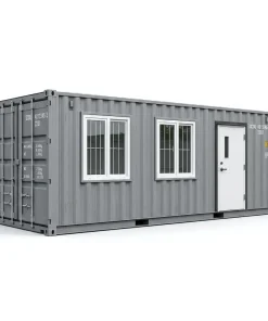 40ft Portable Office Container – Converted Shipping Container Office Grey
