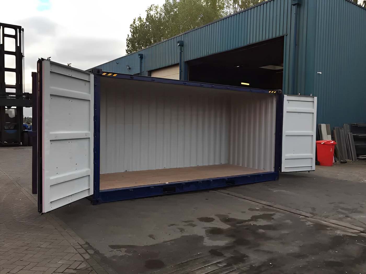 20ft High Cube Full Side Opening Shipping Container – One Trip New | CSC Certified