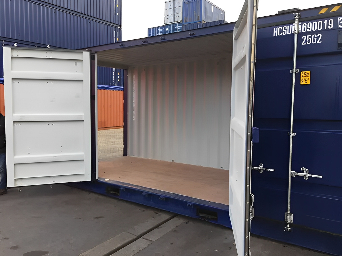 20ft High Cube Full Side Opening Shipping Container – One Trip New | CSC Certified - Image 3
