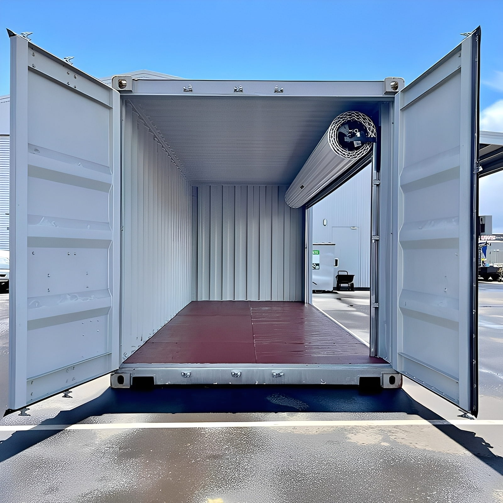 20ft Cargo-Worthy Shipping Container with Side Roller Door – Secure Storage Container - Image 3