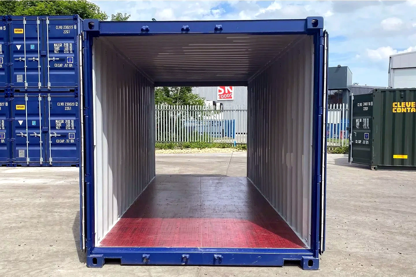 20ft Tunnel Shipping Container with Double End Doors – New One Trip | CSC Plated - Image 3