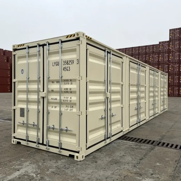 40ft High Cube Full Side Opening Shipping Container – New One Trip | Full Side Access - Image 5