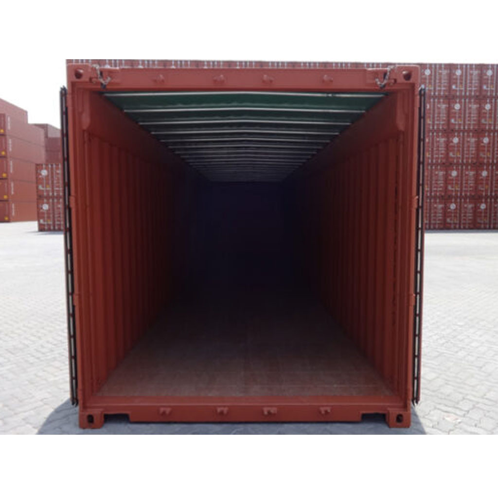 45ft High Cube Open Top Shipping Container – One Trip | Removable Tarpaulin Roof - Image 2